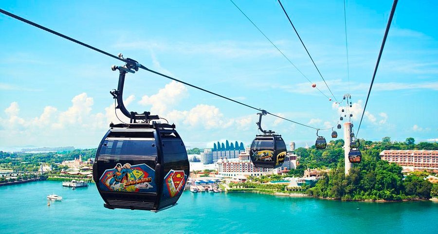 Sentosa Island — Cable Car View
